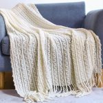 Boho Decke Weis