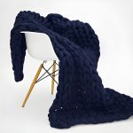 Grobstrick decke xxl