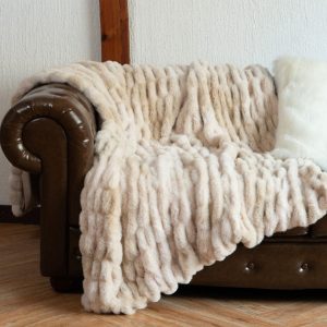 Kunstfelldecke Beige Felldecke Beige 7