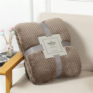 Kuscheldecke Braun Beige 2