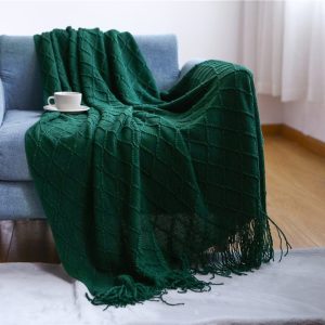 Kuscheldecke Dunkelgrun